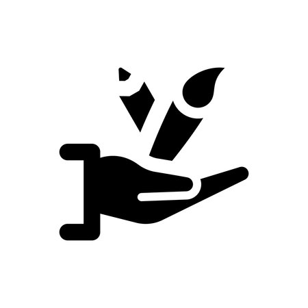 Design tools iconのイラスト素材