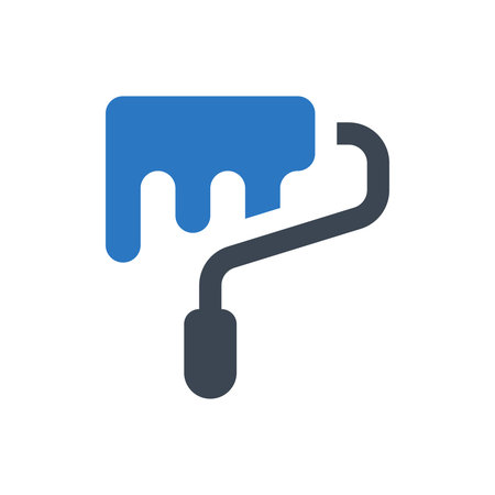 Pain roller iconのイラスト素材