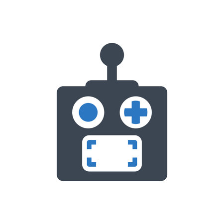 Drone remote control iconのイラスト素材