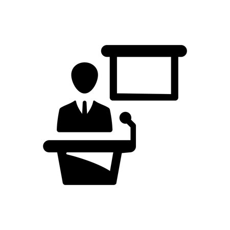 Lecture icon. Vector EPS fileのイラスト素材