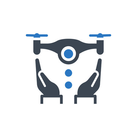 Air drone iconのイラスト素材
