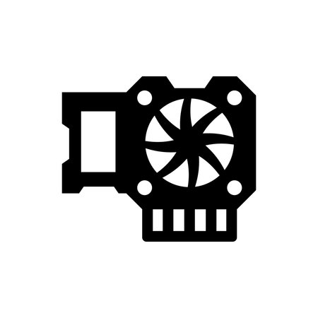 Video card iconのイラスト素材
