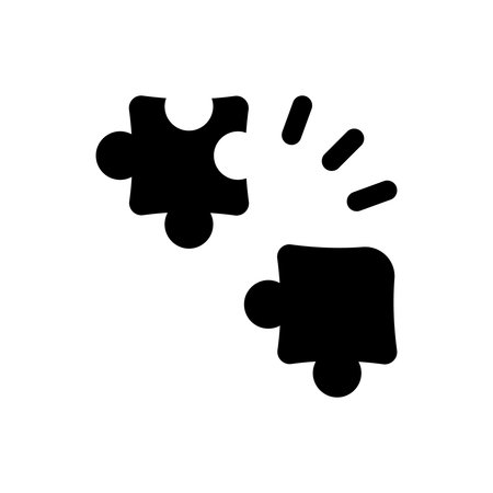 Puzzle solution iconのイラスト素材