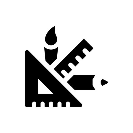 Design tools iconのイラスト素材