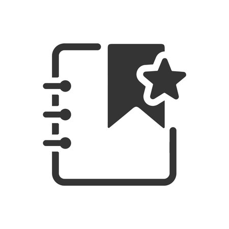 Bookmark icon. Meticulously designed vector EPS file.のイラスト素材