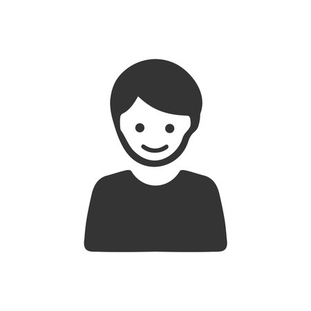 Person, Boy icon. Meticulously designed vector EPS file.のイラスト素材