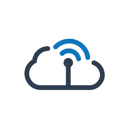 Cloud WiFi / Network iconのイラスト素材