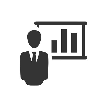 Business Presentation iconのイラスト素材
