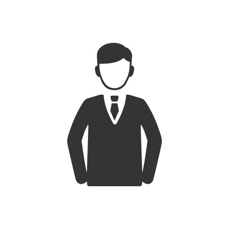Businessman, Male iconのイラスト素材