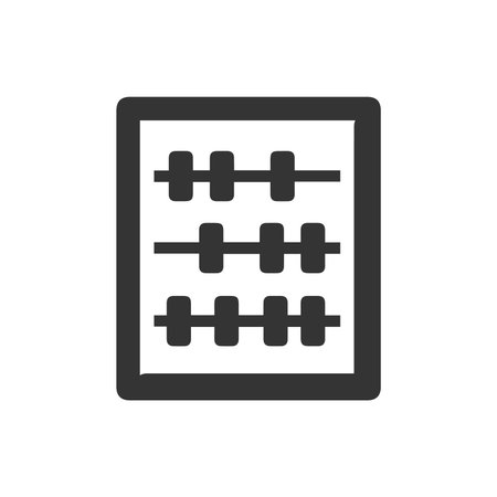 Abacus iconのイラスト素材