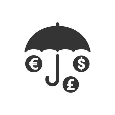 Financial Insurance iconのイラスト素材
