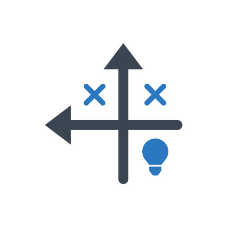 Tactical solution iconのイラスト素材