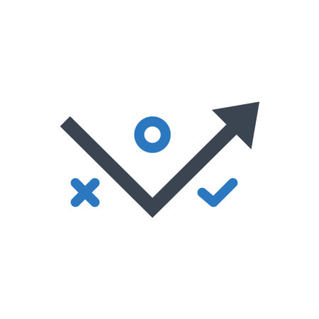 Strategy plan iconのイラスト素材