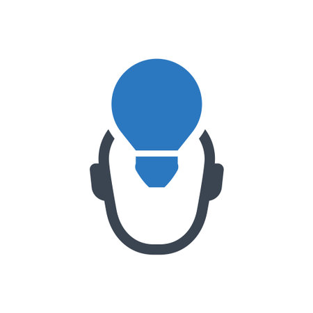 Creative imagination iconのイラスト素材