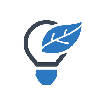 Green energy iconのイラスト素材