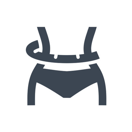 Figure measurement iconのイラスト素材