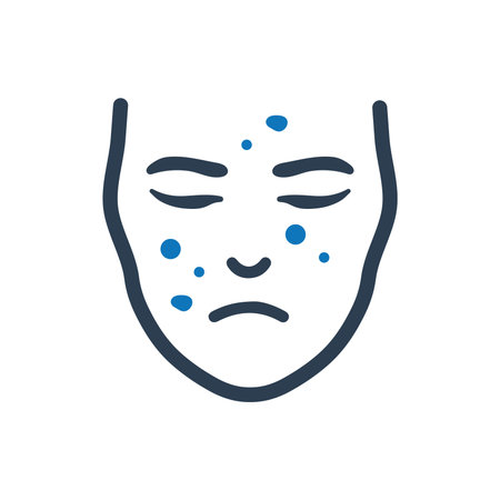 Facial Spot Iconのイラスト素材