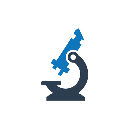 Microscope Iconのイラスト素材