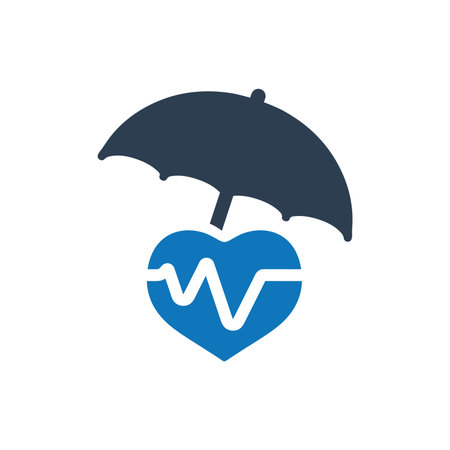Heart Protection Iconのイラスト素材
