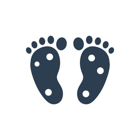 Reflexology Iconのイラスト素材