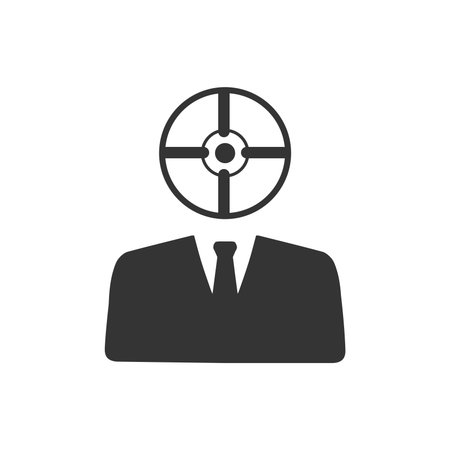Business Target Iconのイラスト素材