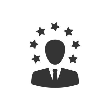 Businessman Testimonial Iconのイラスト素材