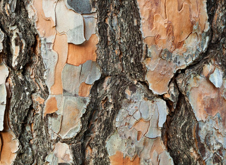 Bark of pine tree for Background or Texture. Macro shot.