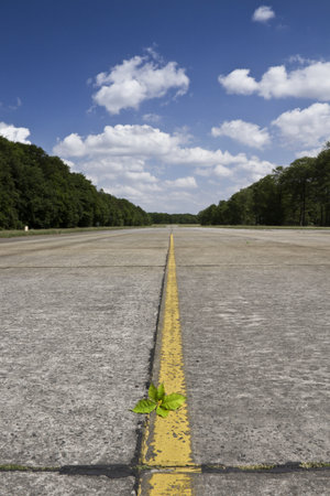 Lonely runway