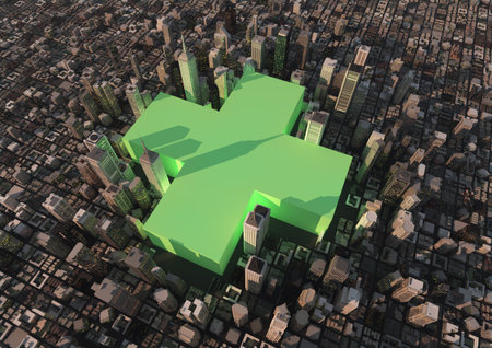 Medical cityの写真素材