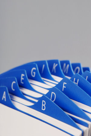 Close up of a  Card Holder. の写真素材