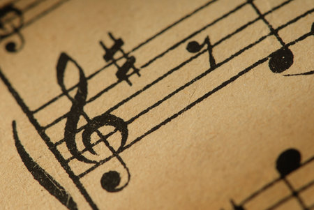 Original 100 years old music notes from my grandfather.