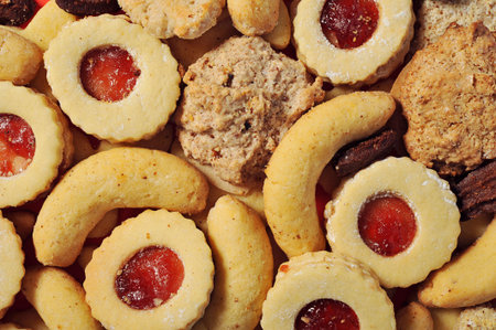 Some beautiful homemade Christmas cookies. 