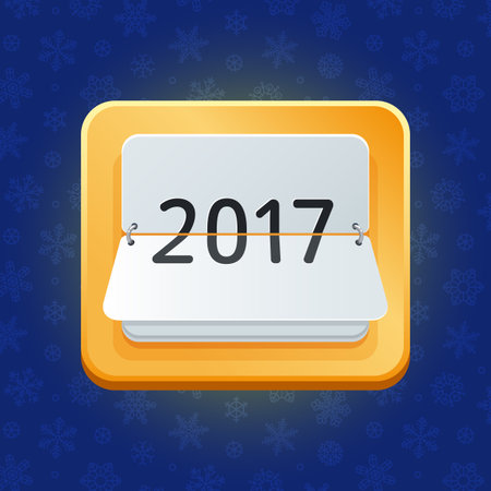 New Year Calendar Vectorのイラスト素材