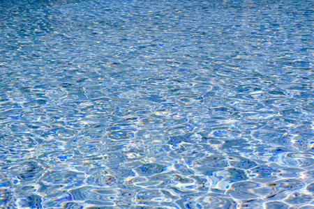 Light blue rippled abstract, water texture backgroundの写真素材