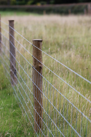 Farmers fenceの写真素材