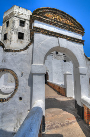Elmina Castle (also called the Castle of St. George) is located on the Atlantic coast of Ghana west...