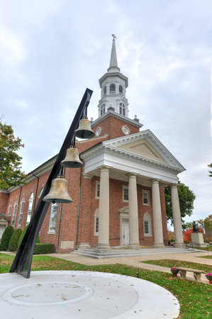 Lutheran Seminary at the Gettysburg National Military Park, Pennsylvania.のeditorial素材