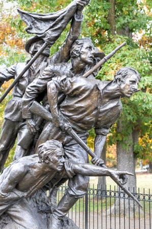 North Carolina monument at the Gettysburg National Military Park, Pennsylvania.