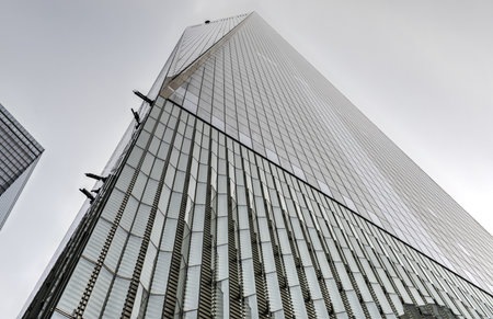 Freedom Tower in Lower Manhattan. One World Trade Center is the tallest building in the Western...