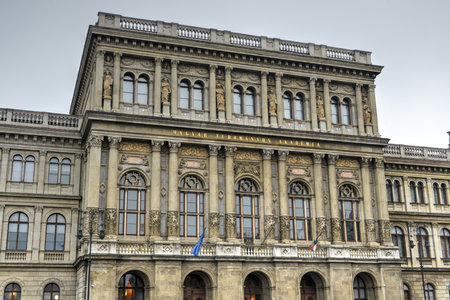 Building of Academy of Science (MTA), Budapest, Hungaryのeditorial素材