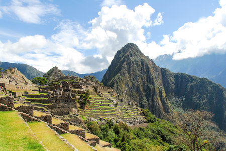 Machu Picchu, a Peruvian Historical Sanctuary in 1981 and a UNESCO World Heritage Site in 1983. One of the New Seven Wonders of the World.のeditorial素材