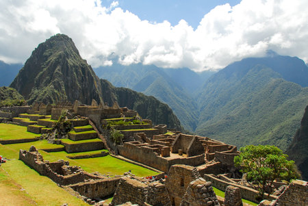 Machu Picchu, a Peruvian Historical Sanctuary in 1981 and a UNESCO World Heritage Site in 1983. One of the New Seven Wonders of the World.のeditorial素材