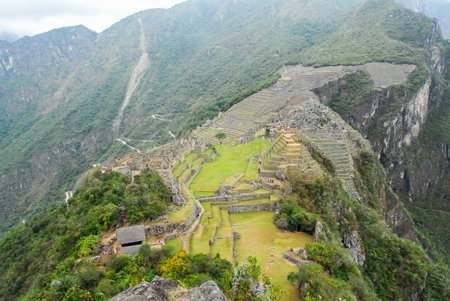 Machu Picchu, a Peruvian Historical Sanctuary in 1981 and a UNESCO World Heritage Site in 1983. One of the New Seven Wonders of the World.のeditorial素材