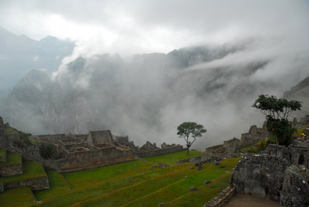 Machu Picchu, a Peruvian Historical Sanctuary in 1981 and a UNESCO World Heritage Site in 1983. One of the New Seven Wonders of the World.のeditorial素材