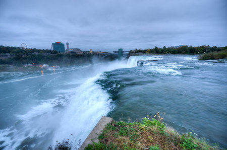 Niagara Falls from New York, USA Landscape Viewのeditorial素材
