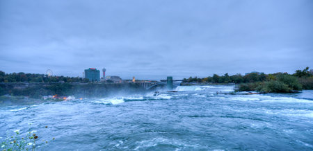Niagara Falls from New York, USA Landscape Viewのeditorial素材
