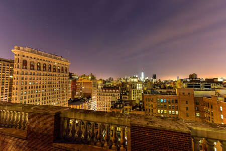 New York Skyline view from Chelsea in Manhattan.