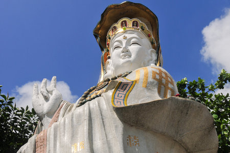 Tin Hau Temple, Causeway Bay, Hong Kongの写真素材