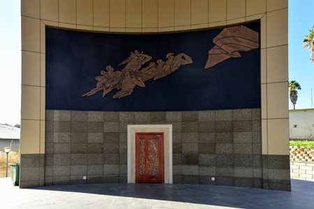 Independence Museum in Windhoek, Namibia, Africa built after independence in 1990.