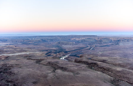 Fish River Canyon in Namibia, Africa. It is the largest canyon in Africa.の写真素材